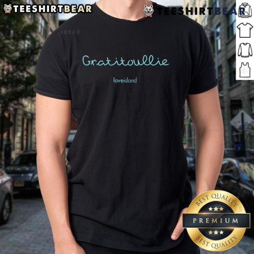 Top Gratitoullie Love Island T-Shirt featuring vibrant colors and trendy design, perfect for fans of the show.