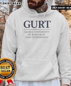 Top GURT Global University of Research and Technology hoodie, showcasing vibrant logo and stylish design for students.