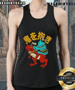 Stylish Top Hannya Frog tank top featuring a vibrant graphic design, perfect for casual wear and street fashion lovers.