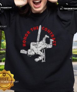 Top Honor The Contract Veteran Sweatshirt featuring a stylish design for military veterans, perfect for casual wear.