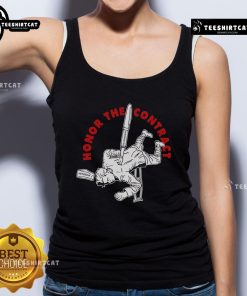 Top Honor The Contract Veteran Tank Top featuring a stylish design for veterans, perfect for casual wear and support.