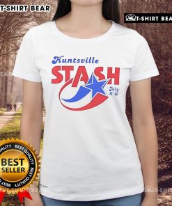 Top Huntsville Stash July 11-12 Ladies Tee featuring stylish design and vibrant colors for summer fashion.