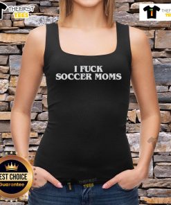 Trendy 'Top I Fk Soccer Moms' tank top in stylish design, perfect for casual wear and soccer mom enthusiasts.