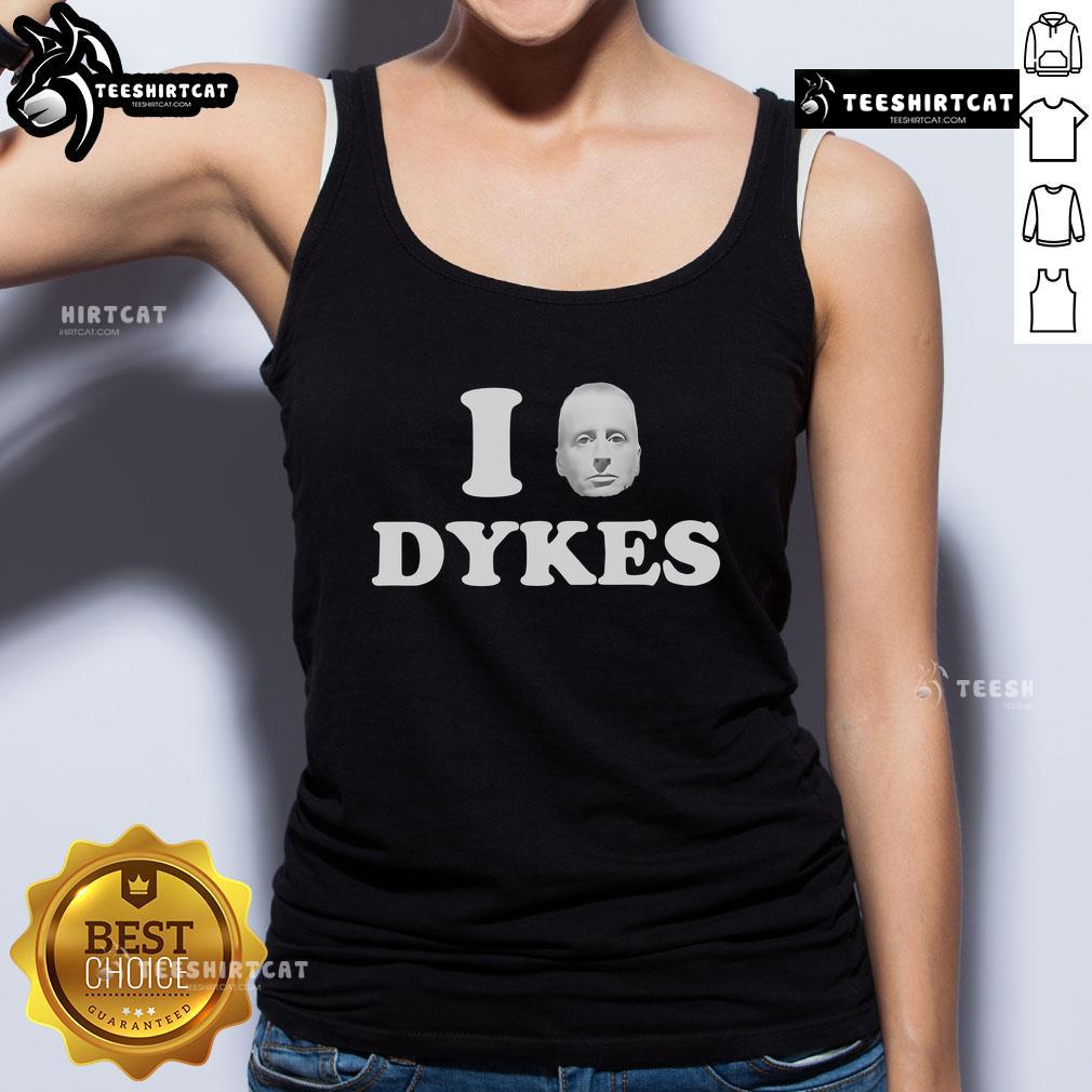 Top I Leslie Feinberg Dykes Tank Top Leslie Feinberg Dykes tank top featuring bold design and vibrant colors, perfect for pride and LGBTQ+ events.