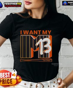 Top I Want My 13 San Diego Ladies Tee featuring stylish design and vibrant colors for casual wear.