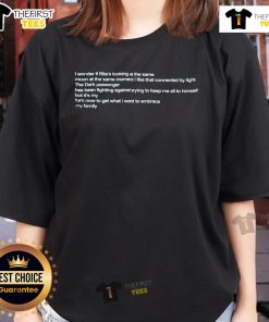 Top I Wonder If Rita's Looking At The Same Moon Ladies Tee featuring a stylish design celebrating friendship and connection.