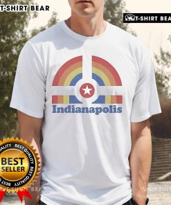 Top Indianapolis Rainbow T-Shirt featuring vibrant colors and a stylish design, perfect for showing your pride.