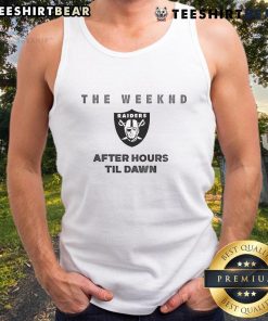 Stylish Top Las Vegas Raiders The Weeknd After Hours Til Dawn 2025 tank top featuring bold graphics and vibrant colors.