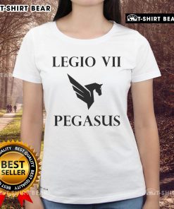 Stylish Top Legion VII Pegasus Ladies Tee featuring a vibrant design, perfect for casual wear and Pegasus fans.