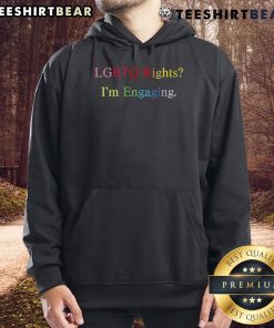 Stylish hoodie featuring LGBTQ rights message, perfect for proud allies and advocates of equality and inclusion.