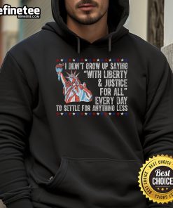 Top Liberty Justice For All Patriotic Pro American Hoodie featuring bold graphics and a comfortable fit for true patriots.