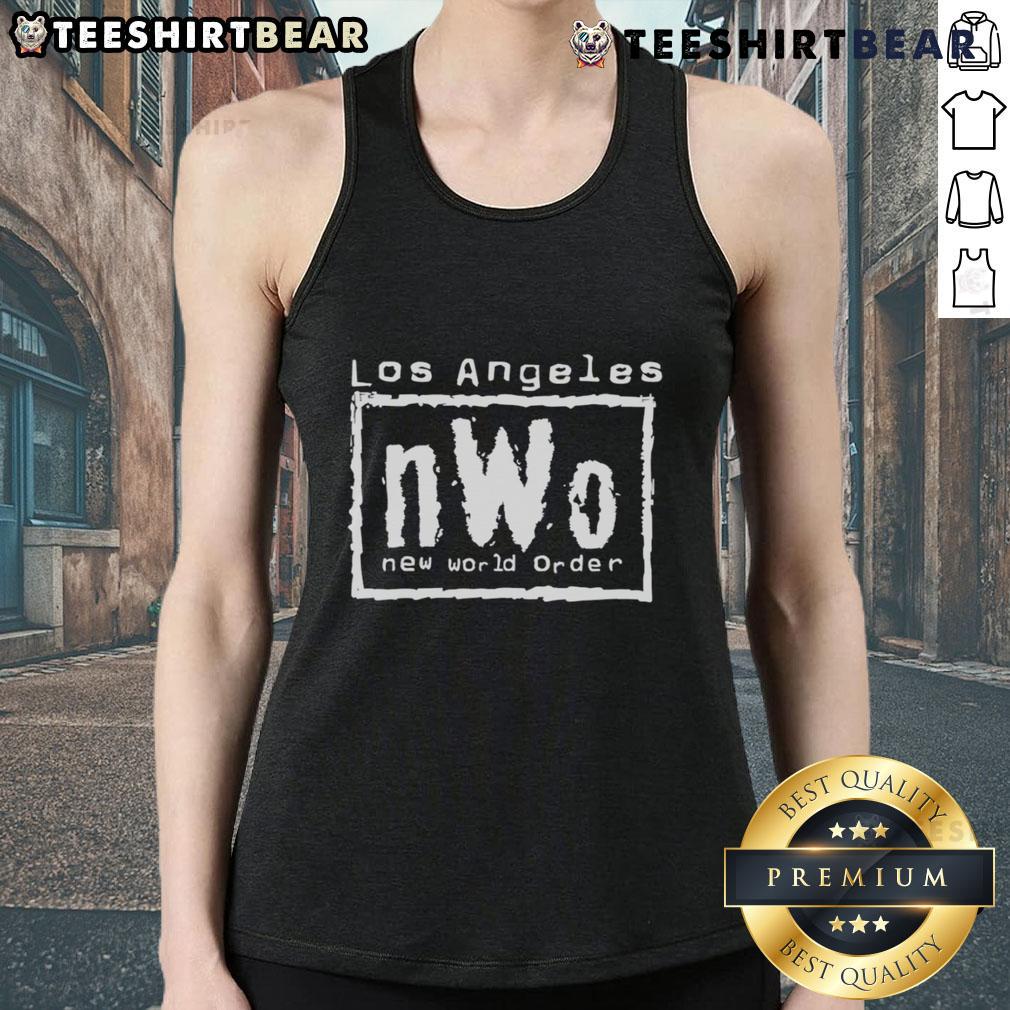 Top Los Angeles Nwo New World Order Tank Top Stylish Top Los Angeles nWo New World Order tank top featuring bold graphics for wrestling fans.