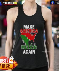 Top Make America Mexico Again 1835 Tank Top featuring bold graphic design and vibrant colors for trendy summer fashion.