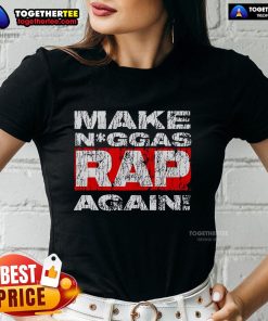 Top Make Niggas Rap Again Ladies Tee featuring bold graphic design for stylish music lovers and hip-hop fans.