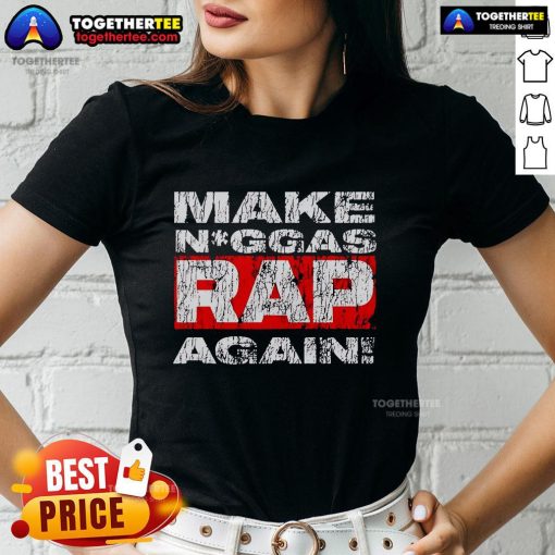 Top Make Niggas Rap Again Ladies Tee featuring bold graphic design for stylish music lovers and hip-hop fans.
