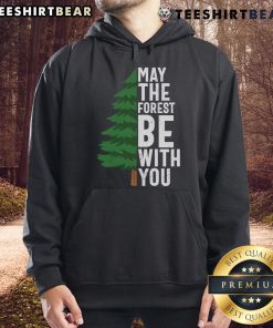 Top May The Forest Be With You Hoodie featuring a nature-inspired design in vibrant colors, perfect for eco-conscious fashion.