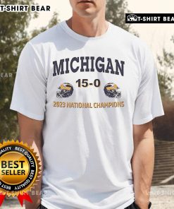 Top Michigan Wolverines National Champions 2023 T-Shirt featuring bold graphics and vibrant colors celebrating the victory.