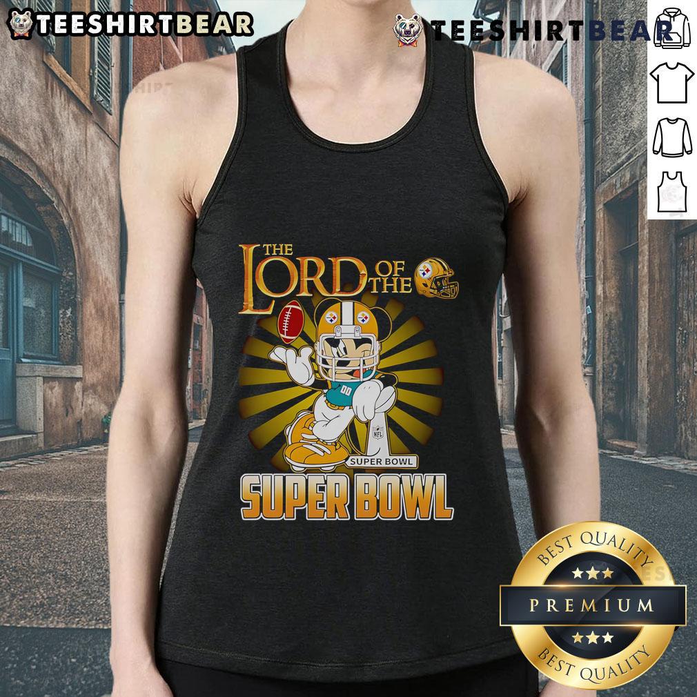 Top Mickey Mouse The Lord Of The Super Bowl Pittsburgh Steelers Tank Top Top Mickey Mouse The Lord Of The Super Bowl Pittsburgh Steelers tank top featuring a vibrant design and sporty vibe.