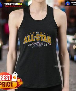 Alt Text: Top MLB All-Star 2025 tank top featuring vibrant graphics for the MLB All-Star Game, perfect for fans.