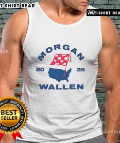 Stylish Top Morgan Map 2025 tank top featuring a vibrant map design, perfect for casual wear and summer fashion.