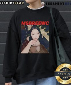 Top MsBreewc Lengan Pendek Kaos Distro Sweatshirt in stylish design, perfect for casual wear and street fashion.