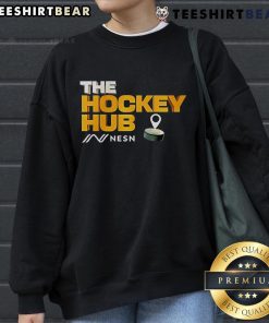 Top NESN The Hockey Hub Logo Sweatshirt featuring a bold design perfect for hockey fans and sports enthusiasts.