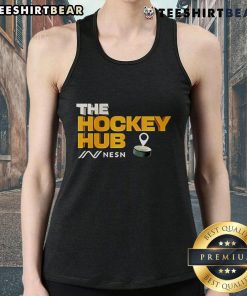 Top NESN The Hockey Hub logo tank top featuring a stylish design for hockey fans, perfect for casual wear.