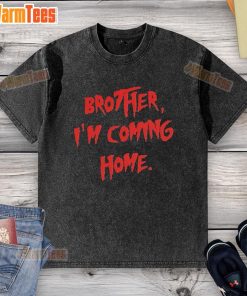 Alt Text: Top Ozzy Osbourne Brother I'm Coming Home washed t-shirt featuring vintage design and soft fabric.