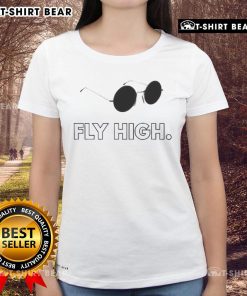Top Ozzy Osbourne Memorial Fly Gigh Ladies Tee featuring iconic artwork and vibrant colors for rock music fans.