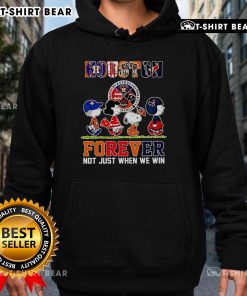 Top Peanuts Houston Forever hoodie featuring bold graphics, perfect for fans celebrating team spirit and style.
