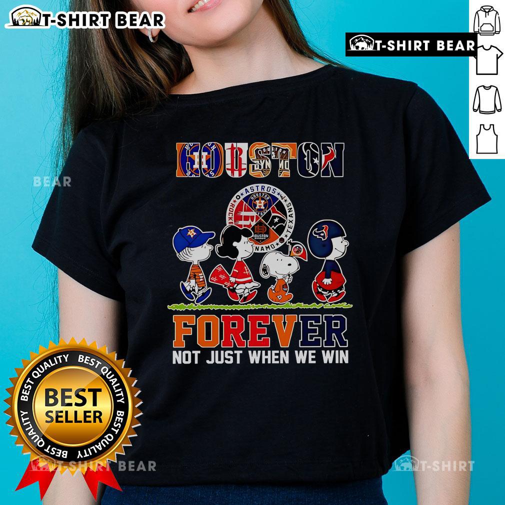 Top Peanuts Houston Forever Not Just When We Win Ladies Tee Top Peanuts Houston Forever Not Just When We Win Ladies Tee featuring stylish design and vibrant colors for fans.