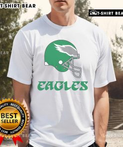 Top Philadelphia Eagles E-A-G-L-E-S pullover t-shirt featuring team colors and logo, perfect for fans and game day wear.