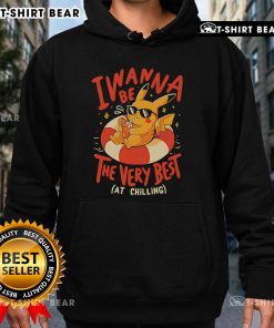 Cozy hoodie featuring Pikachu with 'I Wanna Be The Very Best' design, perfect for chilling in style.