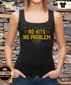 Top Pittsburgh No Hits No Problem Tank Top in vibrant colors, perfect for summer outings and baseball fans.