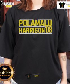 Top Pittsburgh Steelers Polamalu Harrison 08 ladies tee featuring vibrant team colors and stylish design for fans.