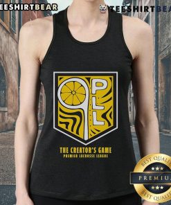 Top Pll Indigenous Heritage The Creator's Game tank top from Premier Lacrosse League featuring vibrant design and cultural symbols.