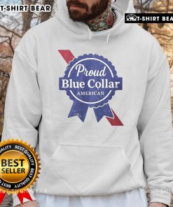 Top Proud Blue Collar American Hoodie featuring a bold design, perfect for celebrating blue-collar pride.