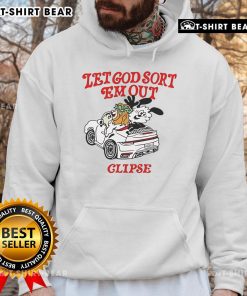 Top Pusha Malice Verdy X Clipse Let God Sort Em Out Hoodie in black, featuring bold graphics and a stylish design.