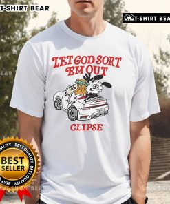 Top Pusha & Malice Verdy X Clipse Let God Sort Em Out T-Shirt featuring bold graphics and stylish streetwear design.