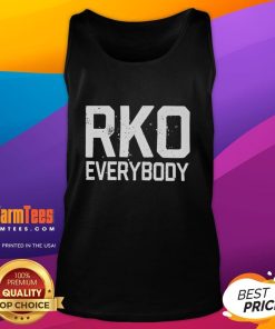 Top Randy Orton RKO Everybody tank top featuring bold graphics and a comfortable fit for wrestling fans.