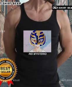 Top Rei Mysterio Rei Ayanami Anime Tank Top featuring colorful graphic design and stylish anime-inspired art.