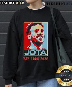 Top RIP Diogo Jota 1996-2025 Hope Sweatshirt featuring a tribute design for the late football player Diogo Jota.