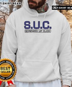 Top S.U.C. Screwed Up Click hoodie featuring bold graphics, perfect for fans of Texas rap culture and streetwear fashion.