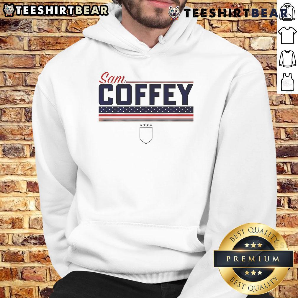Top Sam Coffey Stripe Uswntpa Hoodie Top Sam Coffey Stripe USWNTPA Hoodie featuring a stylish design, perfect for fans and casual wear.