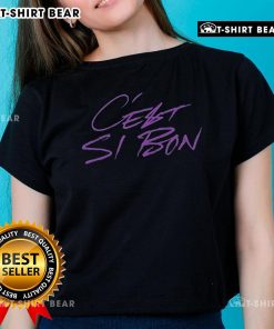 Top Say She She C'est Si Bon Ladies Tee featuring stylish design and vibrant colors, perfect for casual wear.