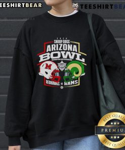 Top Snoop Dogg Arizona Bowl 2024 Redhawks vs Rams head-to-head sweatshirt featuring vibrant team graphics.