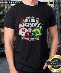 Top Snoop Dogg Arizona Bowl 2024 T-Shirt featuring Redhawks vs Rams head-to-head design for sports fans.