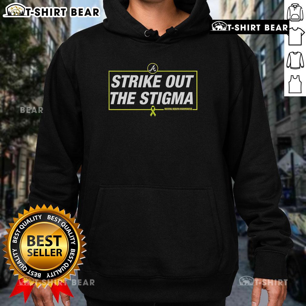 Top Spencer Schwellenbach Strike Out The Stigma Braves Hoodie Alt Text: Top Spencer Schwellenbach Strike Out The Stigma Braves hoodie featuring team logo and vibrant colors.