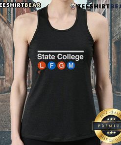 Top State College LFGM Tank Top featuring a stylish design perfect for summer casual wear and college spirit.