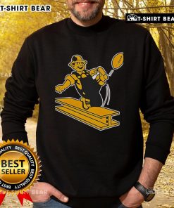 Vintage Top Steely McBeam Pittsburgh Steelers Football 1962 Sweatshirt showcasing iconic team colors and logo.